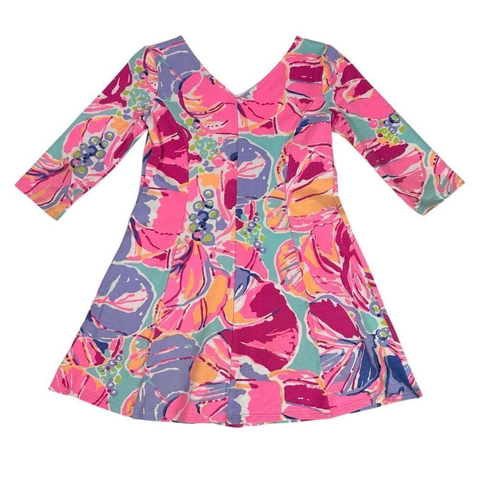 Lilly Pulitzer Girls Amelia Dress size Large Jam Out